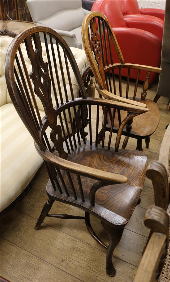 Two Windsor chairs